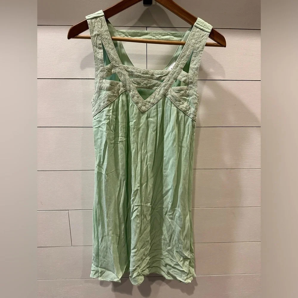 Daytrip Women's Mint Green Gauze Dress- Size Small